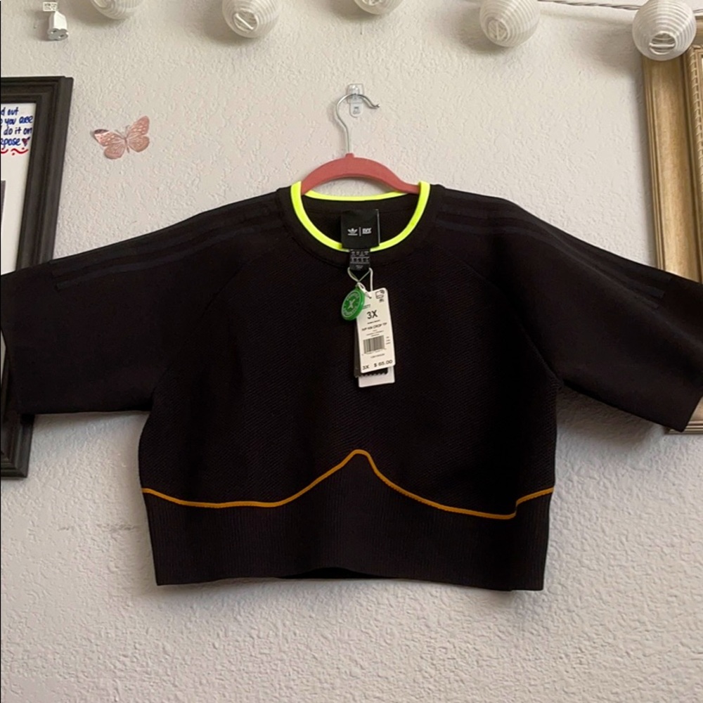 IVY PARK Crop Mesh Top